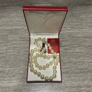 MASAMI Fine Pearl Necklace & Bracelet Set